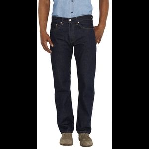 Levis 505 36W X 30L Dark Wash Jeans NWOT